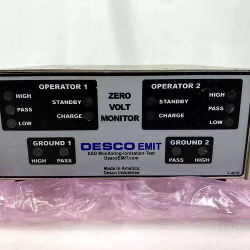 议价Desco 50528 EMIT ESD Ionization Test Zero Volt Monitor