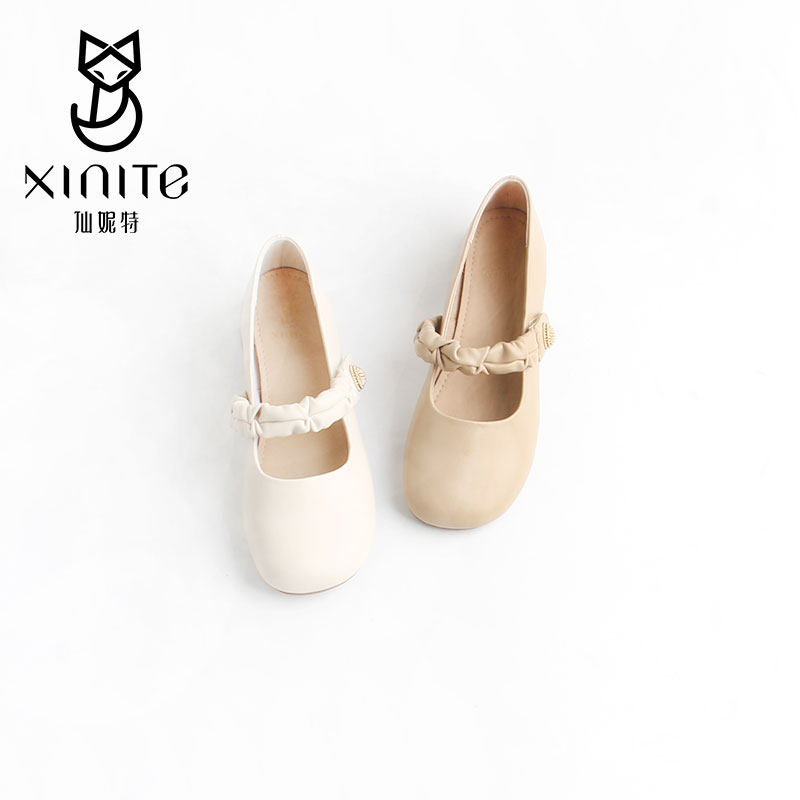 仙妮特商场同款低跟休闲舒适一字带浅口时尚女单鞋 X691141,女鞋,浅口单鞋,淘宝优惠券,粉丝福利购,淘宝优惠卷