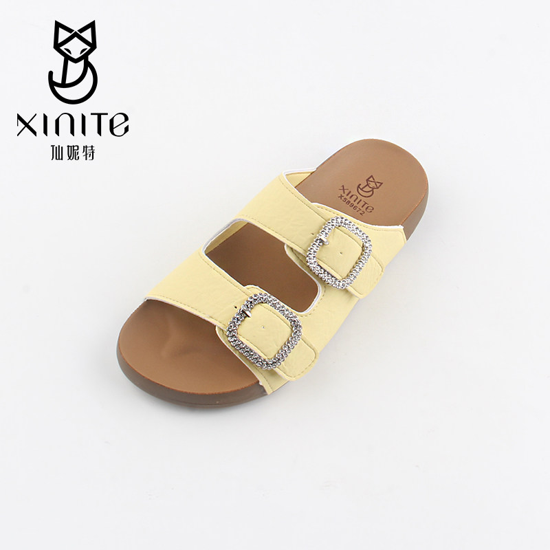 仙妮特女鞋官方旗舰店夏季新款休闲一字拖鞋软木拖凉拖鞋 X589672,女鞋,一字拖,淘宝优惠券,粉丝福利购,淘宝优惠卷