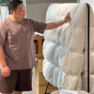 LIBON白鹅绒大朵鹅绒被臻品暖仓蓬松温暖95%绒子冬季款双人羽绒被