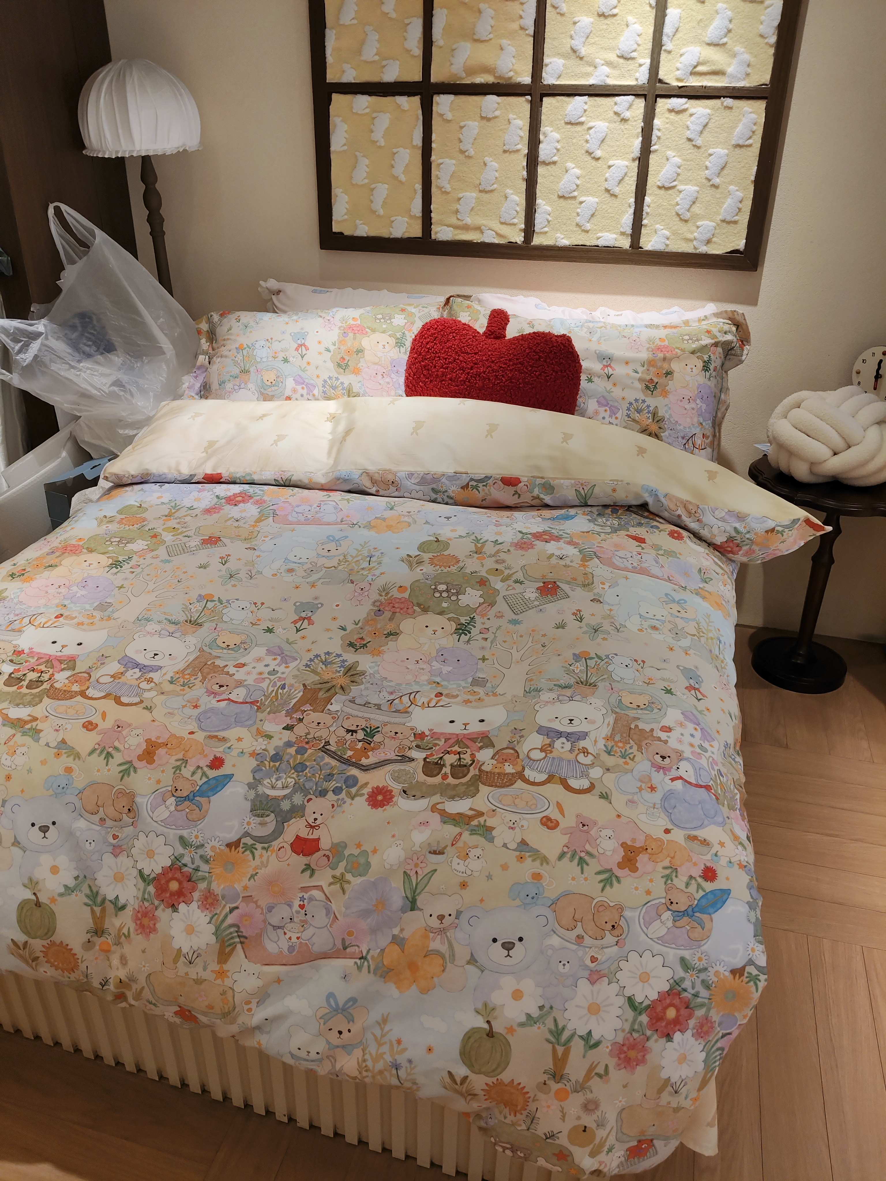 童话次元｜星光聚会印花纯棉卡通床品60s贡缎长绒棉套件儿童房用