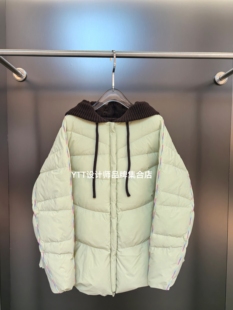 EOEZ鹅绒服2025冬季新款EZY7092 绿色羽绒服女宽松休闲百搭鹅绒服