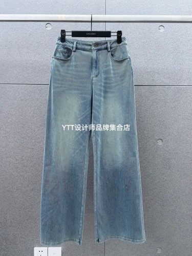 顺丰包邮 UNCODED/2026夏季新款蓝色牛仔裤休闲百搭长裤