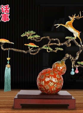 全铜百福葫芦摆件开业礼品