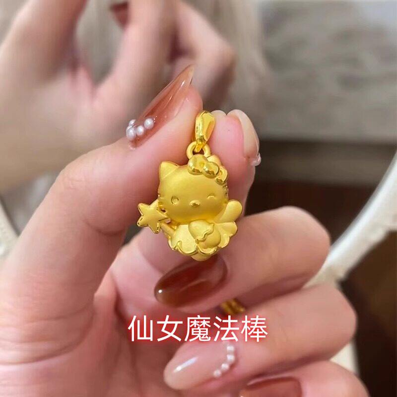 仙女魔法时尚可爱KT猫勺女项链
