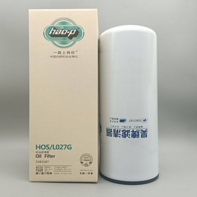 5583187机油滤清器91FG026适配康明斯L9NS6B国六LF9360机油滤芯格