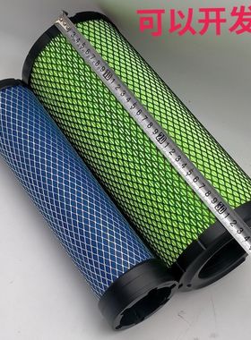 K1432 K1332空滤适用日立山河叉车挖掘机明宇铲车空气滤芯滤清器