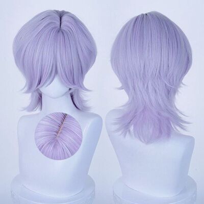 沙加男孩Mystery 神秘cos假发 Skpop猎魔女团 仿真头皮顶 玫瑰网