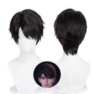 恋与深空 夏以昼cos假发哥哥仿真头皮顶 二次元动漫假毛 玫瑰网