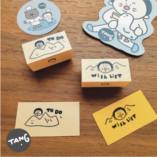 待办事项印章 心愿清单 森林系列 唐小糖枫木印章 Forest