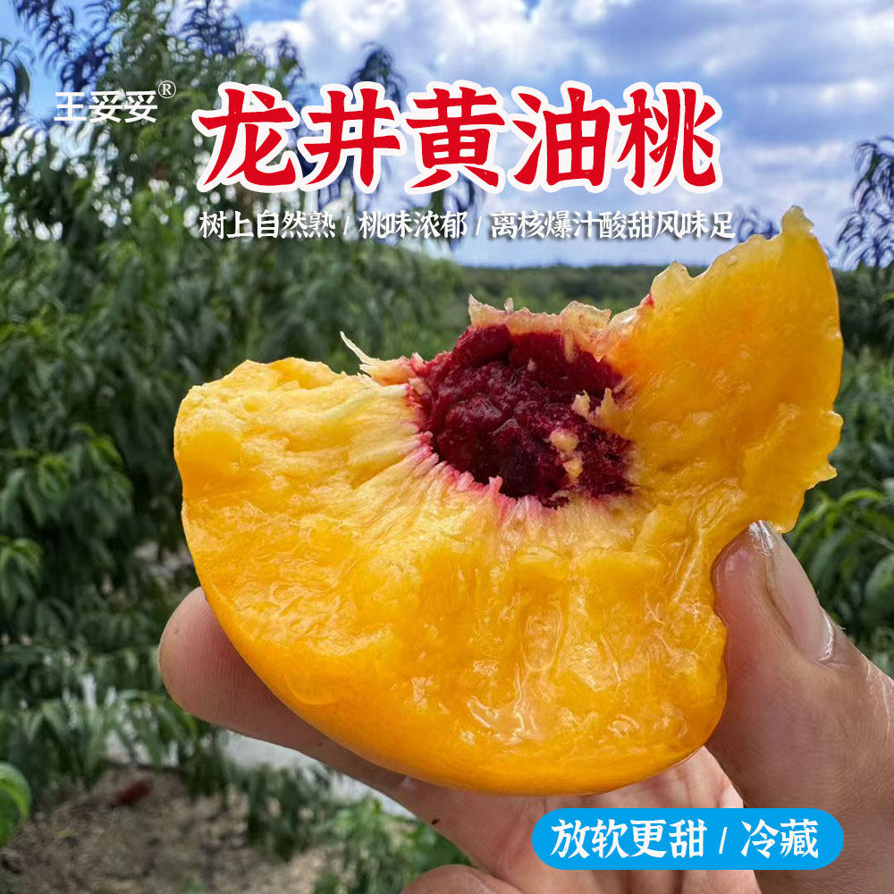 【7月见】~王妥妥®山东黄桃油蟠桃 应季新鲜水果 风味足