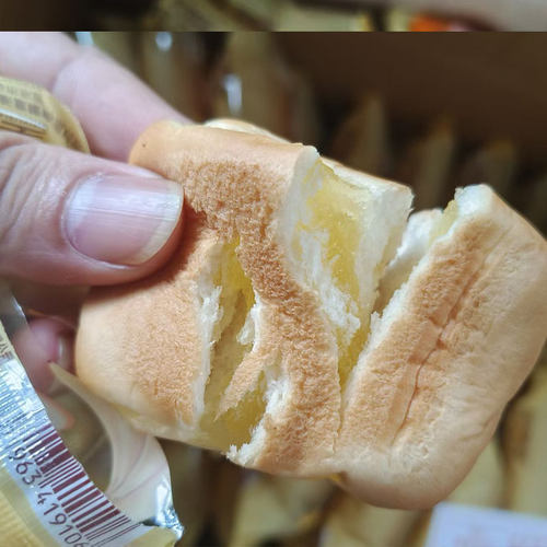 香蕉味小贝夹心面包独立小包装