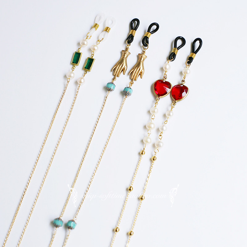 Imported jewellery Red wine Antique Pearl Hand made Eyewear chain Sunglasses Sunglasses Retro halter Tetherin the Accessories/Fashion Jewelry, Necklace  category - from Buy2taobao.com to provide professional Taobao agent buy service