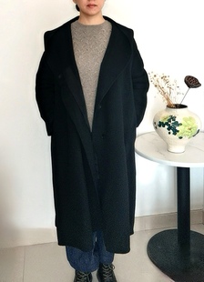 maxmar…专柜同款羊绒羊毛连帽斗篷宽松长款女士保暖大衣休闲气质