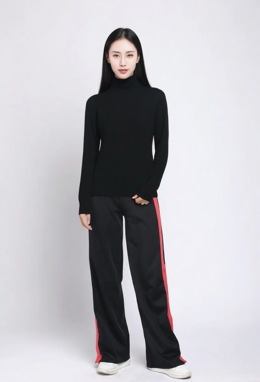 鄂尔多斯市专柜同款纯山羊绒女高领翻领气质保暖黑色打底衫毛衣,女装/女士精品,羊绒衫,淘宝优惠券,粉丝福利购,淘宝优惠卷