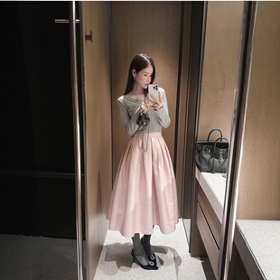 【韩国官网直邮】Partysu韩国代购正品女2026新品气质蓬蓬半身裙