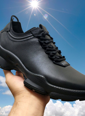 25周年外贸低帮休闲健步鞋男户外运动鞋牛皮透气减震软底轻便潮鞋