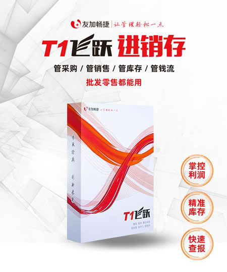 友加畅捷T1飞跃进销存软件企业设备维修或租赁服务