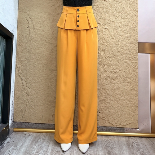 欢舞阁摩登舞广场舞气质百搭垂感显瘦花苞裤专业料跳舞女裤B0295