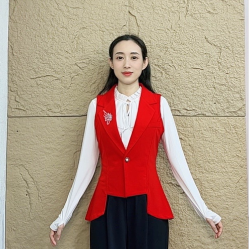 欢舞阁舞蹈服跳舞专用衣服女款马甲跳舞服装新款网红MJ0818
