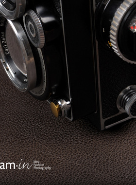 cam-in Rolleiflex闪光灯接口堵头 短款铜色 cam9056正品包邮