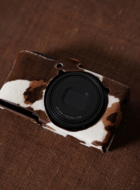 cam-in 理光GR3x相机保护套GR4马毛皮GR3HDF包GR2手工复古真皮套