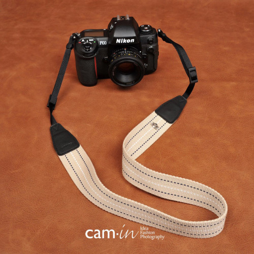 cam-in相机背带可调斜挎复古肩带