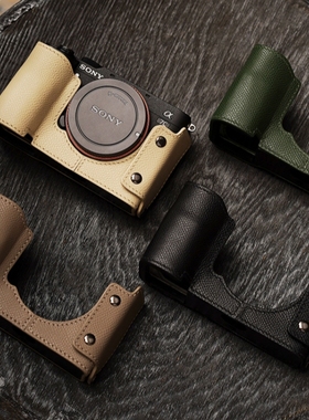 cam-in 索尼A7CII二代相机保护套真皮底座相机包皮套复古牛皮包