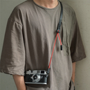 牛皮肩带 相机背带单反微单复古挂带挂绳快拆可调斜挎数码 cam