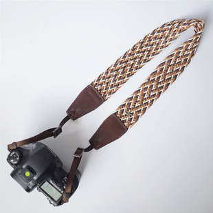 肩带 相机背带编织挂脖复古文艺挂绳微单可调单反斜挎数码 cam