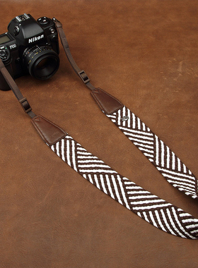 cam-in相机背带编织可调斜挎单反挂绳微单复古文艺挂脖数码肩带