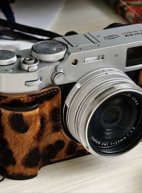 cam-in富士X100Vi相机皮套XT30II半套XS20代保护套XM5相机包底座