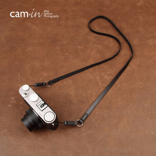 适用徕卡索尼微单相机肩带cam2283 照相机背带 cam in真皮单反数码