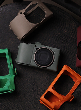 cam-in 理光GR3X相机保护套真皮GR3相机包GR3XHDF手工复古牛皮包