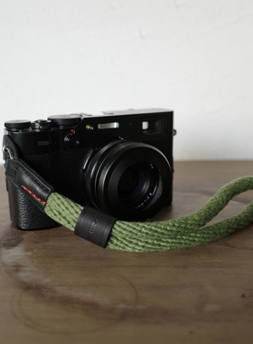 cam-in相机手腕带复古微单文艺挂绳x100黑卡gr3编织富士单反手绳