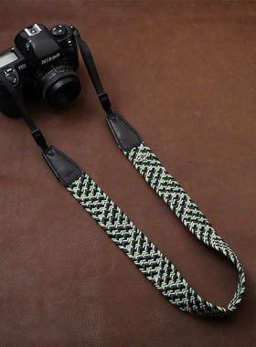 cam·in 相机背带单反复古编织文艺挂脖斜挎微单数码可调挂绳肩带