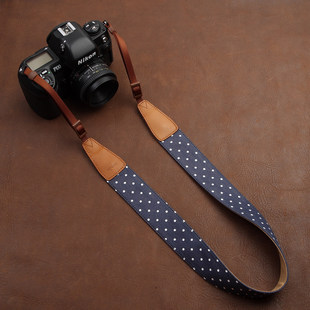 相机背带微单摄影肩带7115多款 牛仔通用舒适复古单反数码 cam