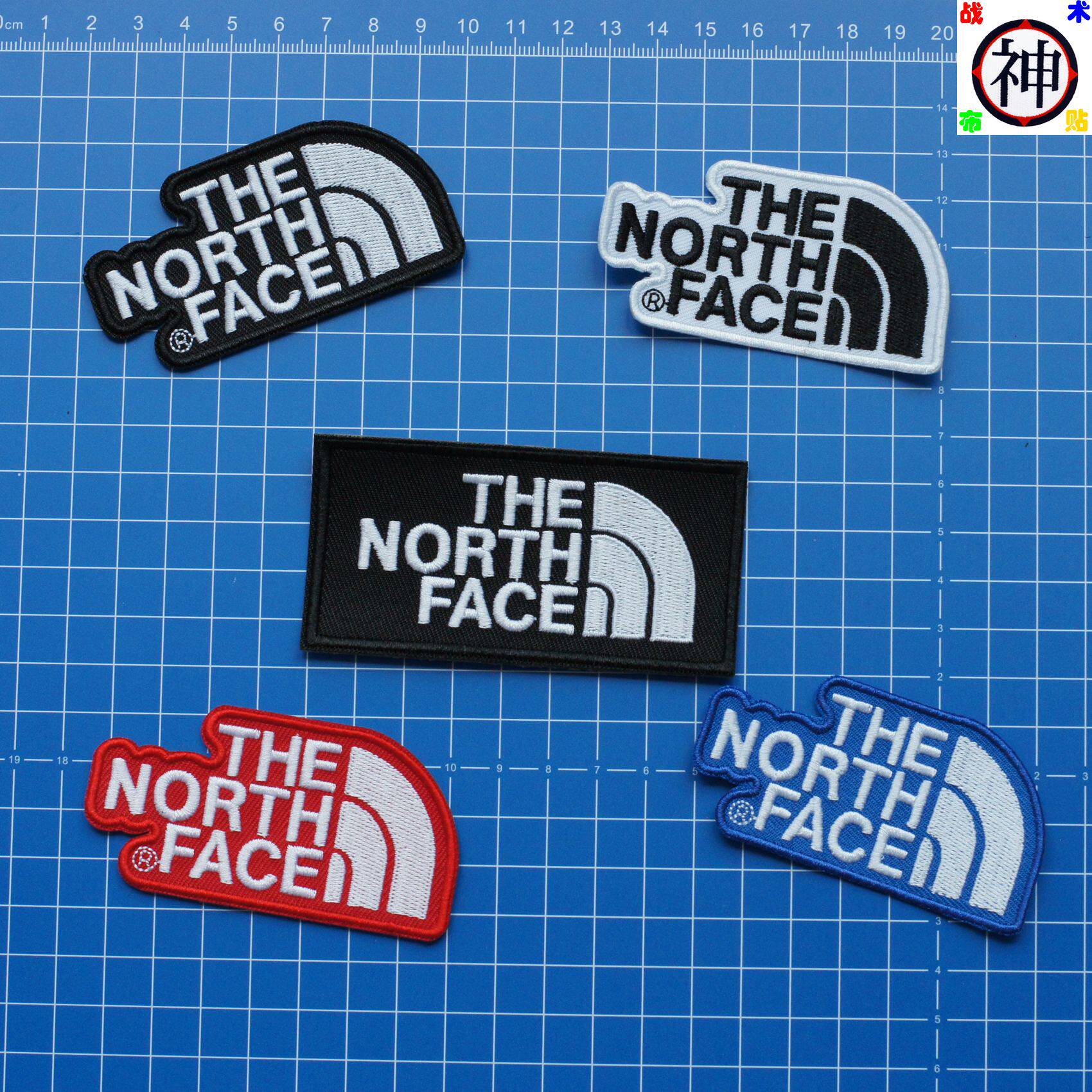 户外 NORTH FACE 标志 徽章布贴 战术魔术贴 衣服帽子 刺绣补丁贴