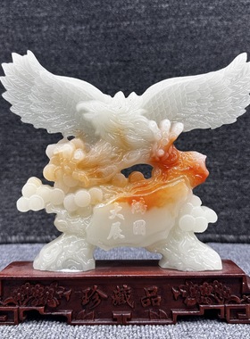 树脂大鹏展翅摆件 树脂大展鸿图家居办公摆件工艺品