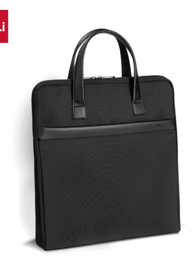 得力63751V加厚竖式立体办公手提袋会议包事务包文件包商务