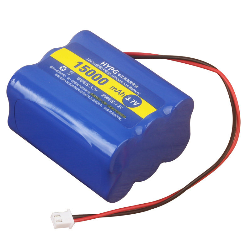 3.7V锂电池组18650大容量6节并联4.2V可充电带双重保护板音箱电瓶