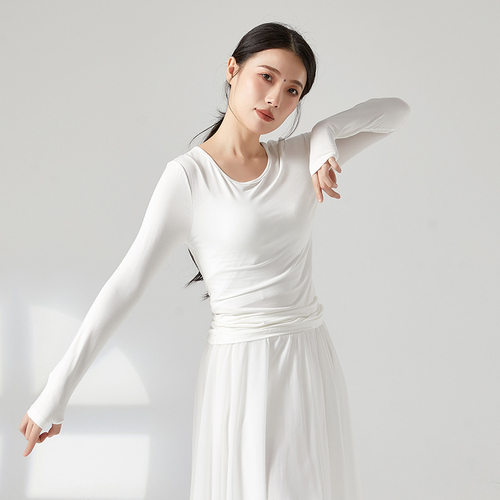 舞蹈服练功服莫代尔上衣女成人