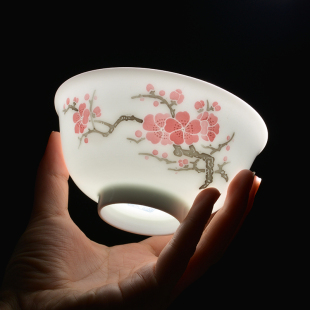 釉下彩手绘陶瓷餐具碗碟盘勺子汤钵饭碗鱼盘高档家用餐具 千红窑