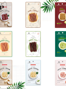 现货~韩国正品Natural Core宠物狗狗零食草莓牛肉蔬果芝士奶酪条