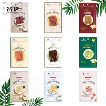 现货~韩国正品Natural Core宠物狗狗零食草莓牛肉蔬果芝士奶酪条