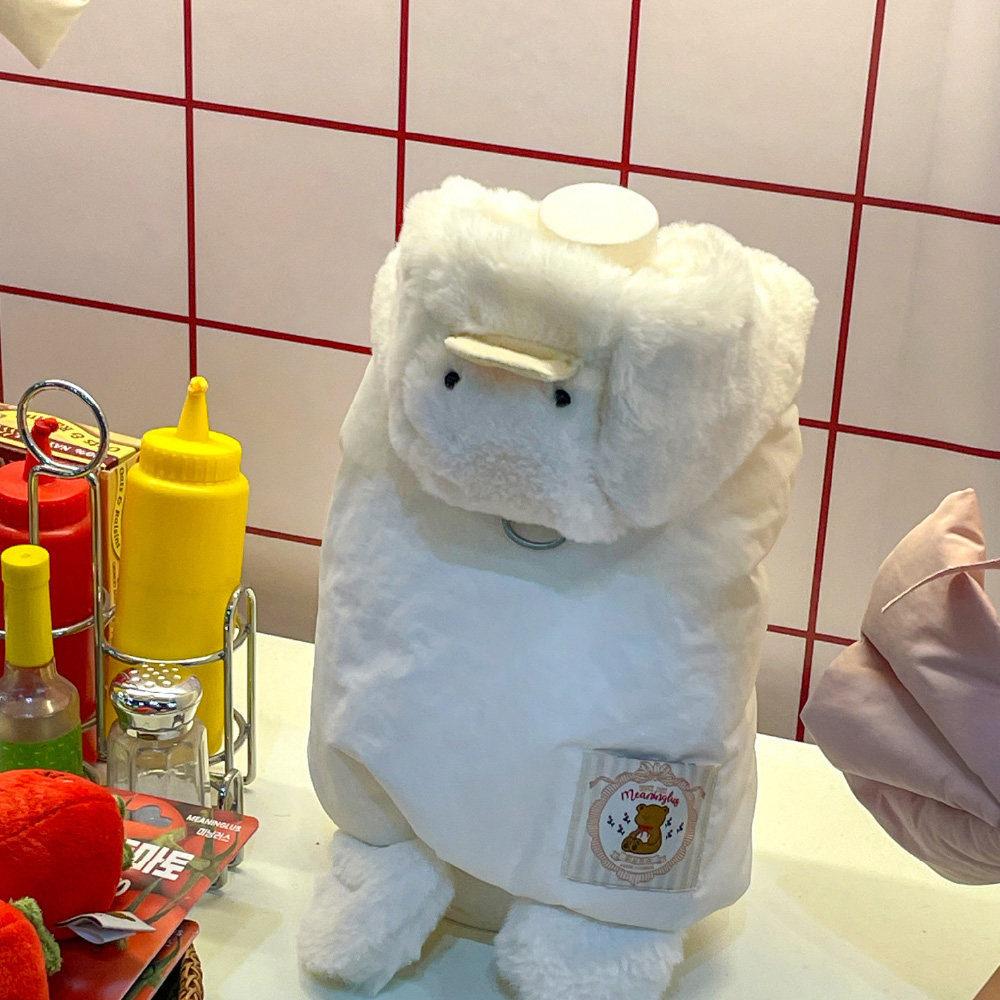 韩代宠物狗狗可爱鸭子连帽羽绒服