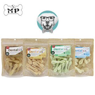 韩国FDA宠物狗狗零食洁齿鲑鱼椰子365牙刷状咬胶 Pet Memory