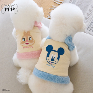 『Memory Pet』韩国bennys宠物冬季灯芯绒兔子小姐米奇短款棉背心