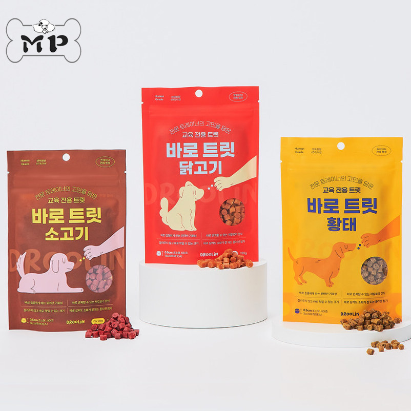 『Memory Pet』韩国DROOLIN宠物狗牛肉鸡肉明太鱼味训练奖励零食,宠物/宠物食品及用品,狗风干零食/肉干/肉条,淘宝优惠券,粉丝福利购,淘宝优惠卷