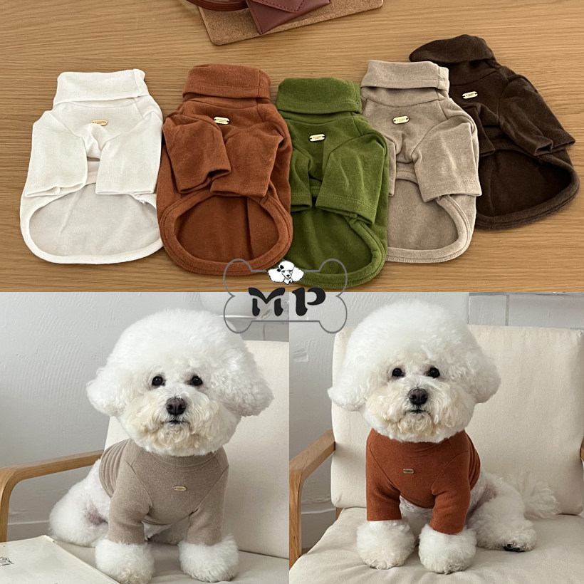 韩代宠物冬保温隔热高领打底衫